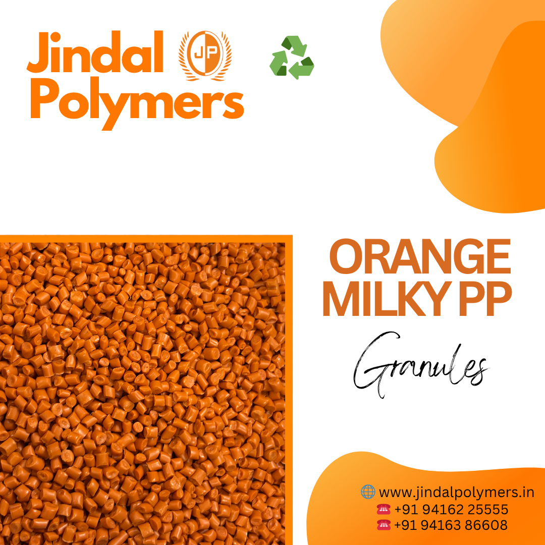 Milky Orange PP Granules